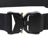 Maxbell Nylon Belt Durable Casual Belt with Quick Release Buckle Waistband Men Belts Black