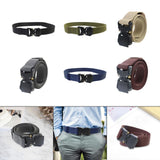 Maxbell Nylon Belt Durable Casual Belt with Quick Release Buckle Waistband Men Belts Black