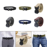 Maxbell Nylon Belt Durable Casual Belt with Quick Release Buckle Waistband Men Belts Black