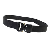 Maxbell Nylon Belt Durable Casual Belt with Quick Release Buckle Waistband Men Belts Black
