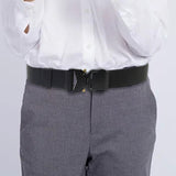 Maxbell Nylon Belt Durable Casual Belt with Quick Release Buckle Waistband Men Belts Black