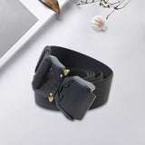 Maxbell Nylon Belt Durable Casual Belt with Quick Release Buckle Waistband Men Belts Black