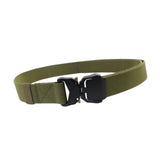 Maxbell Nylon Belt Durable Casual Belt with Quick Release Buckle Waistband Men Belts Green