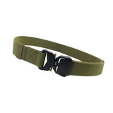 Maxbell Nylon Belt Durable Casual Belt with Quick Release Buckle Waistband Men Belts Green