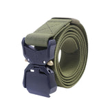 Maxbell Nylon Belt Durable Casual Belt with Quick Release Buckle Waistband Men Belts Green