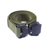 Maxbell Nylon Belt Durable Casual Belt with Quick Release Buckle Waistband Men Belts Green