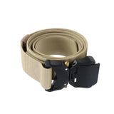 Maxbell Nylon Belt Durable Casual Belt with Quick Release Buckle Waistband Men Belts Khaki