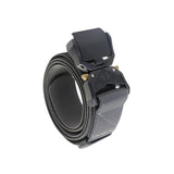 Maxbell Nylon Belt Durable Casual Belt with Quick Release Buckle Waistband Men Belts Dark Gray