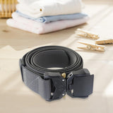 Maxbell Nylon Belt Durable Casual Belt with Quick Release Buckle Waistband Men Belts Dark Gray