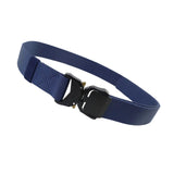 Maxbell Nylon Belt Durable Casual Belt with Quick Release Buckle Waistband Men Belts Blue
