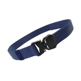 Maxbell Nylon Belt Durable Casual Belt with Quick Release Buckle Waistband Men Belts Blue