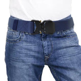 Maxbell Nylon Belt Durable Casual Belt with Quick Release Buckle Waistband Men Belts Blue