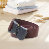 Maxbell Nylon Belt Durable Casual Belt with Quick Release Buckle Waistband Men Belts Coffee