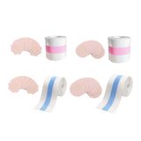 Maxbell 10x Reusable Nipple Covers 5M breast tape Pasties Sticky Pink Round