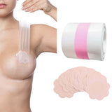 Maxbell 10x Reusable Nipple Covers 5M breast tape Pasties Sticky Pink Flower Shape