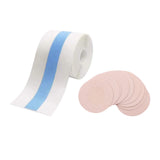 Maxbell 10x Reusable Nipple Covers 5M breast tape Pasties Sticky Blue Round