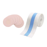 Maxbell 10x Reusable Nipple Covers 5M breast tape Pasties Sticky Blue Round