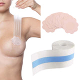 Maxbell 10x Reusable Nipple Covers 5M breast tape Pasties Sticky Blue Flower Shape