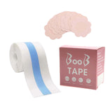 Maxbell 10x Reusable Nipple Covers 5M breast tape Pasties Sticky Blue Flower Shape