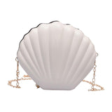 Maxbell Women Shoulder Bag Clutch with Chain Crossbody Bags for Evening Casual white