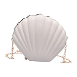 Maxbell Women Shoulder Bag Clutch with Chain Crossbody Bags for Evening Casual white