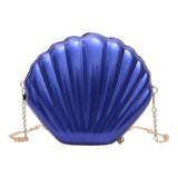 Maxbell Women Shoulder Bag Clutch with Chain Crossbody Bags for Evening Casual blue