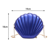 Maxbell Women Shoulder Bag Clutch with Chain Crossbody Bags for Evening Casual blue