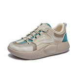 Maxbell Women's Walking Shoes Fashion Upper Gym Shoes for Camping Jogging Trekking Apricot 36