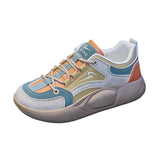 Maxbell Women's Walking Shoes Fashion Upper Gym Shoes for Camping Jogging Trekking Yellow 36