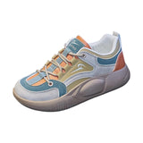 Maxbell Women's Walking Shoes Fashion Upper Gym Shoes for Camping Jogging Trekking Yellow 36