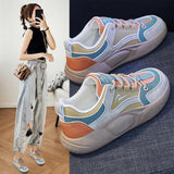 Maxbell Women's Walking Shoes Fashion Upper Gym Shoes for Camping Jogging Trekking Yellow 36