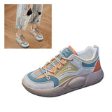 Maxbell Women's Walking Shoes Fashion Upper Gym Shoes for Camping Jogging Trekking Yellow 36