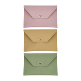 Maxbell Makeup Bag Travel Simple PU Leather Gift for Women Girl Toiletry Clutch Violet