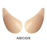 Maxbell 2Pcs Invisible Sticky Bra Reusable Push up for Shirts Evening Dress Swimwear A 16.5X10CM