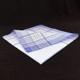 Maxbell Pocket Square Suit Hankies Cotton Men's Handkerchiefs for Father Gentlemen 6pcs