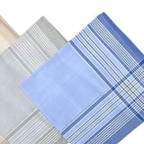 Maxbell Pocket Square Suit Hankies Cotton Men's Handkerchiefs for Father Gentlemen 6pcs