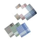 Maxbell 6x Handkerchiefs Men Kerchiefs Men Suit Pocket for Fathers Wedding Grooms