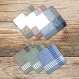Maxbell 6x Handkerchiefs Men Kerchiefs Men Suit Pocket for Fathers Wedding Grooms