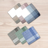 Maxbell 6x Handkerchiefs Men Kerchiefs Men Suit Pocket for Fathers Wedding Grooms