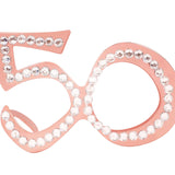 Maxbell Birthday Glasses Party Eyewear Wedding Rave Carnival Rhinestones Eye Glasses 50
