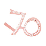Maxbell Birthday Glasses Party Eyewear Wedding Rave Carnival Rhinestones Eye Glasses 70