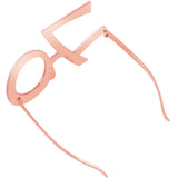 Maxbell Birthday Glasses Party Eyewear Wedding Rave Carnival Rhinestones Eye Glasses 70