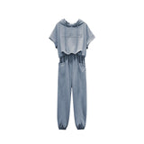 Maxbell Women Tracksuit Set 2 Piece Short Sleeve Sweatshirt and Long Pants Loungwear 2XL Gray