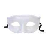 Maxbell Half Face Mask Costume Accessories Party Prom Ball Women Men Masquerade Mask White