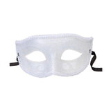 Maxbell Half Face Mask Costume Accessories Party Prom Ball Women Men Masquerade Mask White