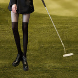 Maxbell Thigh High Stockings Thin Thigh High Socks Tights High Waist Tight for Women Black Over the Knee