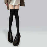 Maxbell Thigh High Stockings Thin Thigh High Socks Tights High Waist Tight for Women Nude Over the Knee