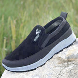 Maxbell Men's Casual Shoes Trainers Outdoor Walking Shoes Non Slip Soles Lightweight 44 Black