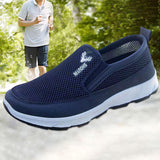 Maxbell Men's Casual Shoes Trainers Outdoor Walking Shoes Non Slip Soles Lightweight 44 Blue