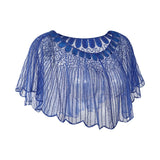 Maxbell Women Shawl Wrap Fashion Wedding Summer Formal Occasion Evening Evening Cape Blue